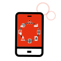 Digitalisierte Abläufe Icon
